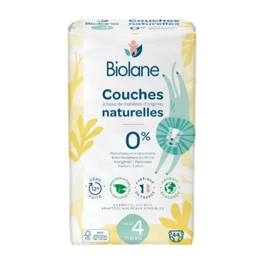 Couches bébé Taille 4, 7-18 kg