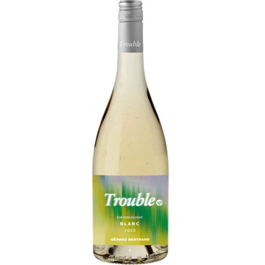 Trouble vin biologique blanc