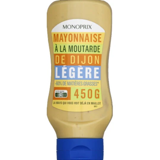Mayonnaise légère à la moutarde de Dijon