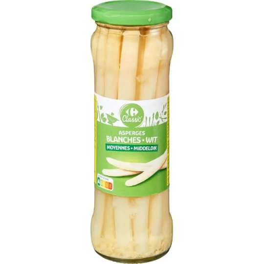Asperges blanches moyennes