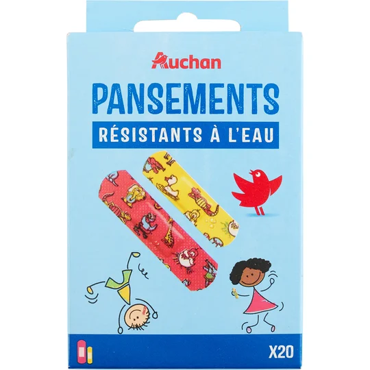 Pansement enfant résistant à l'eau 2 tailles