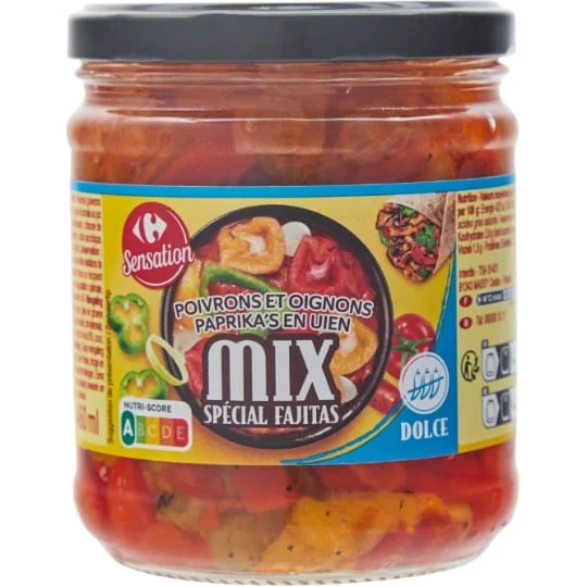 Légumes cuisinés poivrons oignons