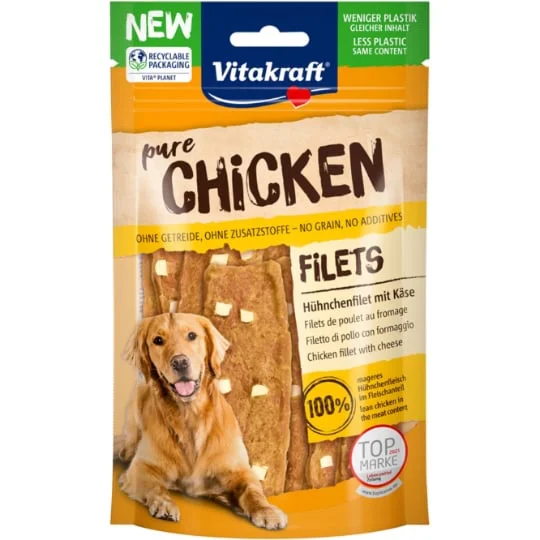 Récompenses pour chien chicken filt et dés de fromage