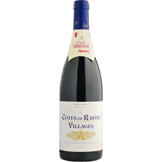 Vin rouge AOP Côtes-du-Rhône-Villages