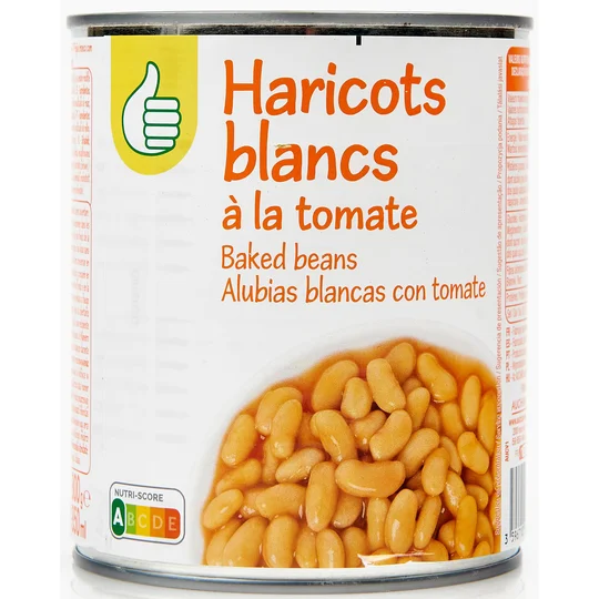Haricots blancs à la tomate