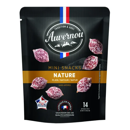 Mini snacks saucissons nature