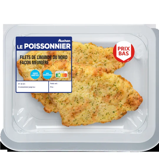 Filet de limande meunière