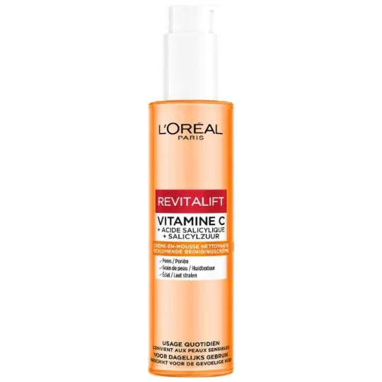 Crème Mousse Nettoyante Visage Vitamine C