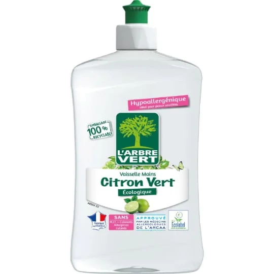 Liquide vaisselle citron vert