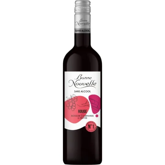 Vin Rouge Sans Alcool Gourmande & Fruité