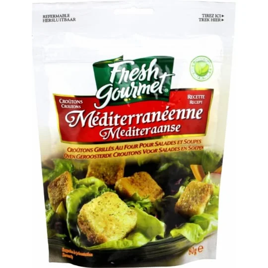 Croûtons recette Méditerranéenne