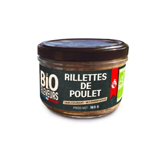 Rillette de poulet Bio