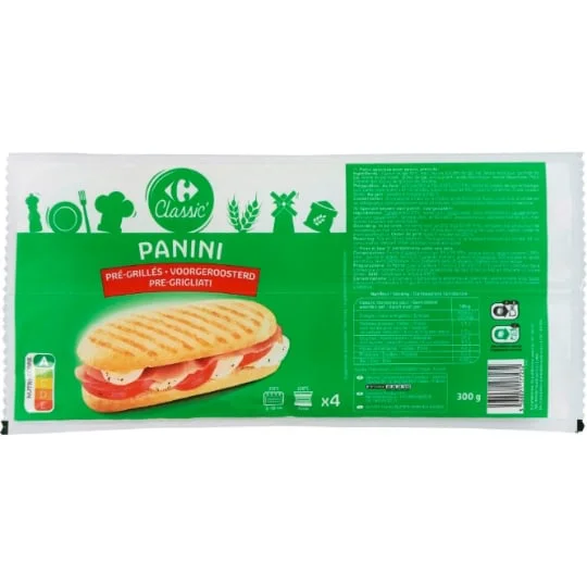 Pains panini pré-grillés