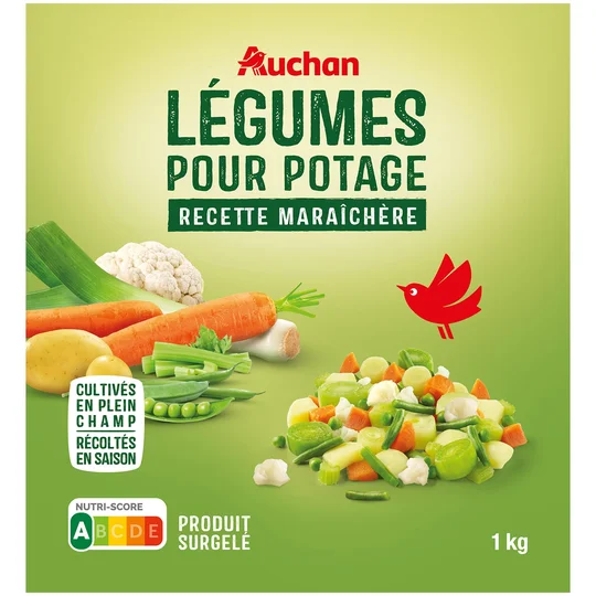 Légumes pour potage maraîcher
