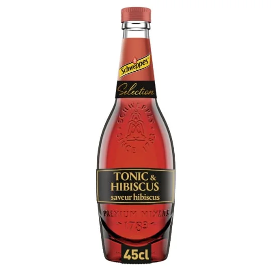 Boisson gazeuse tonic et hibiscus