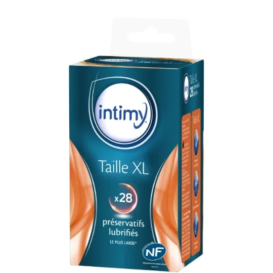 Préservatifs Taille XL lubrifiés - x28