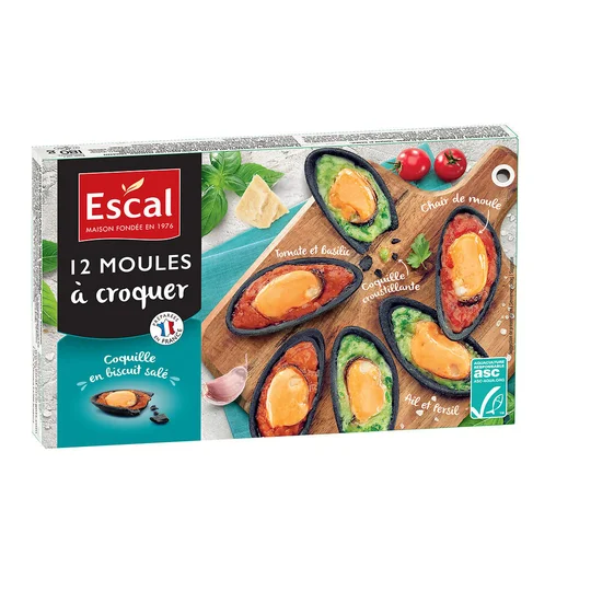 Moules à croquer surgelées - x12