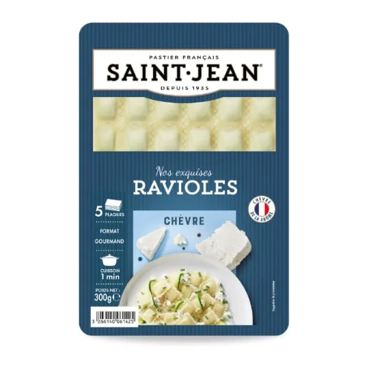 Pate fraiche ravioles au fromage de chèvre