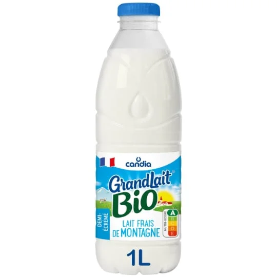 Lait Demi-Écrémé Bio