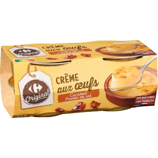 Crème aux Oeufs caramel pointe de sel
