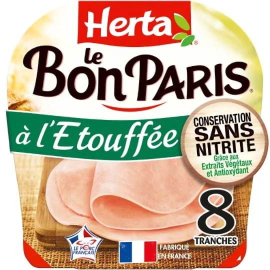 Jambon à l'étouffé conservation sans nitrite Le Bon Paris