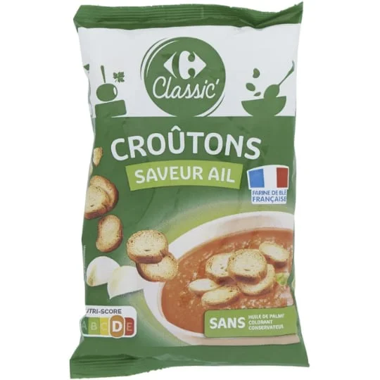 Croûtons saveur ail