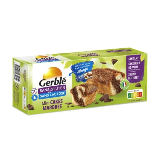 Mini cakes marbrés sans gluten & sans lactose
