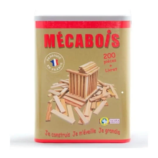 Boite de 200 pieces en bois
