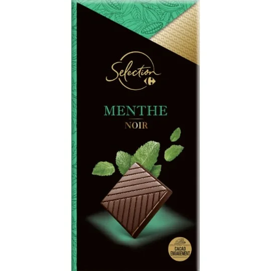 Chocolat noir menthe