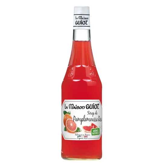 Sirop de pamplemousse rose