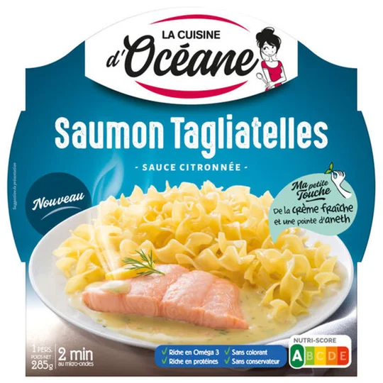 Saumon Tagliatelles sauce citronnée