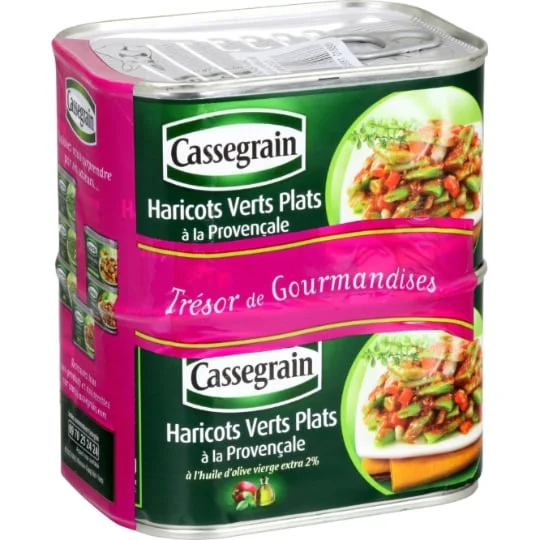 Légumes cuisinés haricots verts plats Provençale