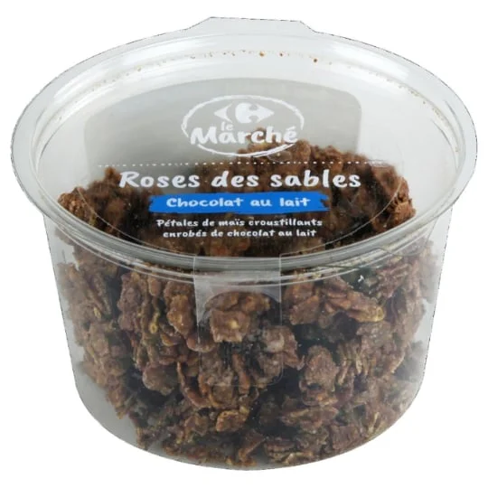 Biscuits roses des sables chocolat au lait