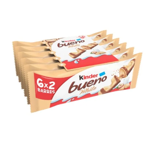 Gaufrettes de chocolat blanc