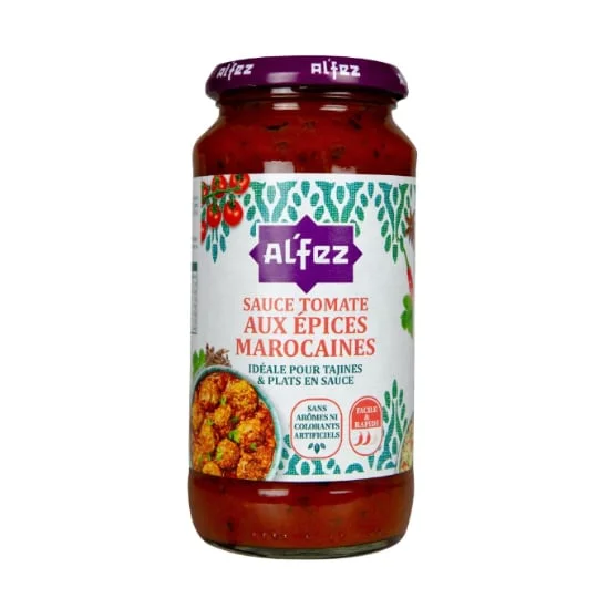 Sauce tomate aux épices marocaines