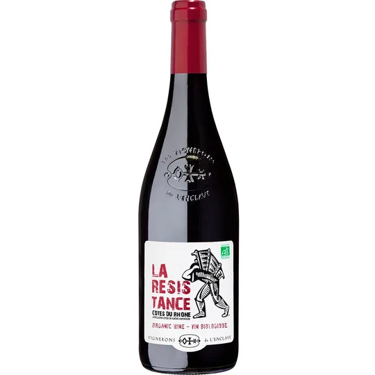Vin rouge - Côte du Rhône BIO - La résistance