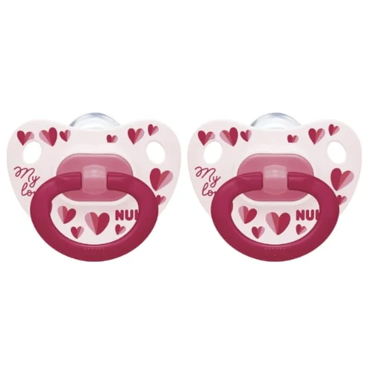 Tétine embout physiologique base extra-fine silicone 18-36mois classic My Love