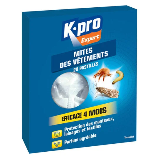 Kapo pastilles anti-mites sachet de 20 pastilles