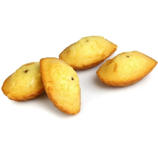 Madeleines chocolat noisette