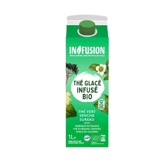 Boisson thé vert Bio citron fleur de sureau