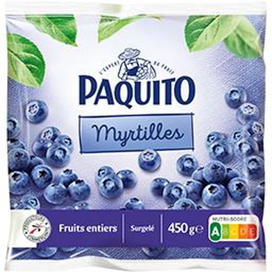 Myrtilles fruits entiers