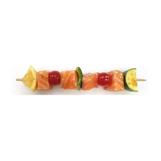 Brochette de saumon marinée provençale