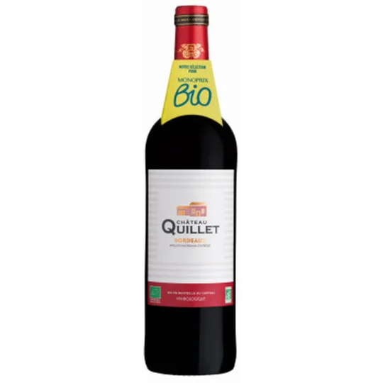 A.O.P. Bordeaux Chateau Quillet rouge bio