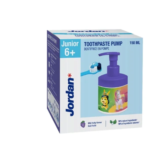 Pompe Dentifrice Enfant 6 ans et + Goût Fruité