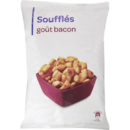 Biscuits apéritif Soufflés goût bacon