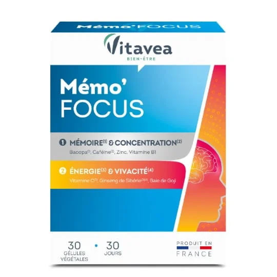 Complément alimentaire mémo'focus