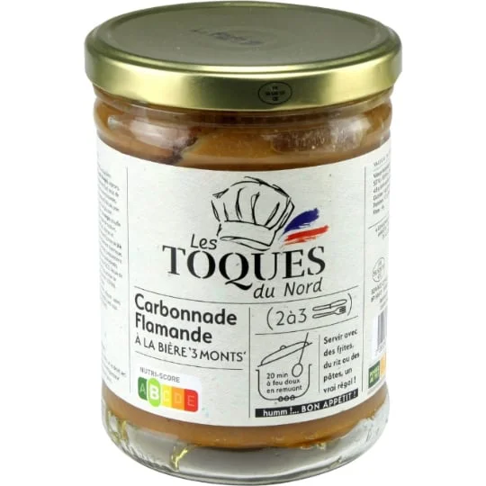 Plat cuisiné carbonnade à la bière