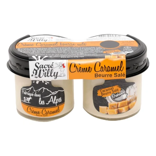 Crème dessert caramel beurre salé