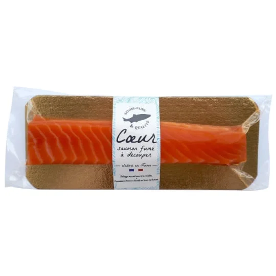 Coeur de filet de saumon fumé de Norvège