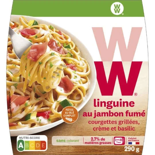 Plat cuisiné Linguine jambon cru